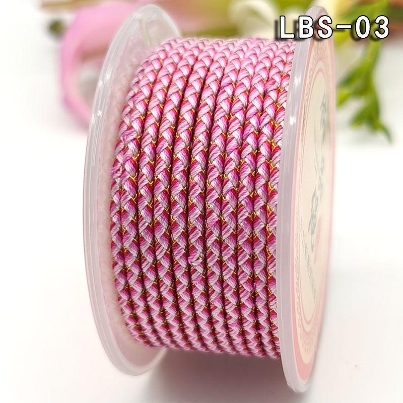 

2,5 мм Сердцевина Дизайн Дракона Веревка Ручной работы Готовая Веревка Драконья Чешуя Ожерелье Веревка Ремешок для переноски Шнурок для нефритового кулона Сделай сам Rose powder gradient LBS-03