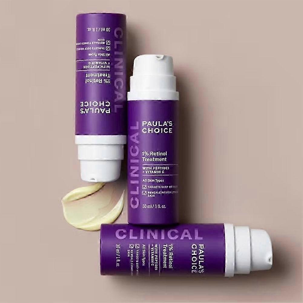 Retinol Serum 30ml Anti-Aging Gesichtsbehandlung Reduziert Falten Strafft die Haut Nacht-Reparatur-Formel Für Alle Hauttypen