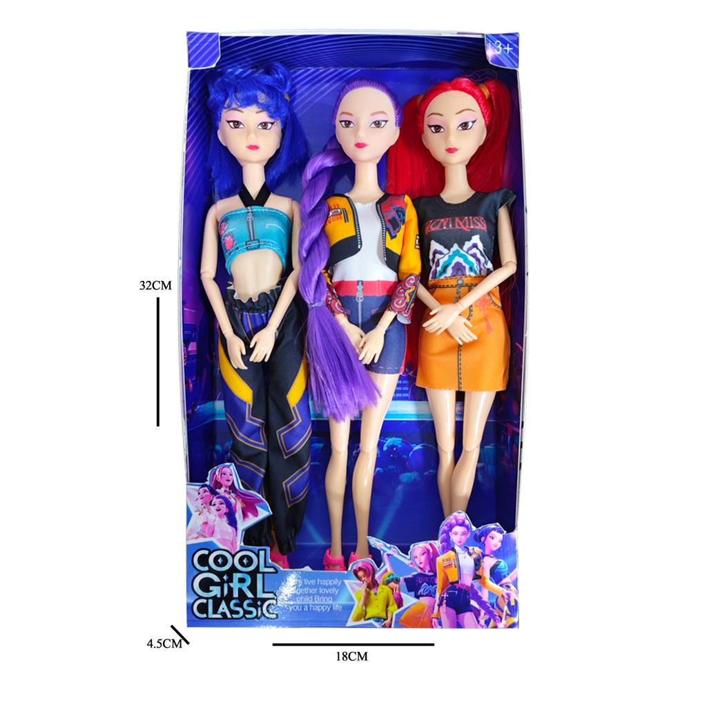 Boxed, Reinforced and Hardened, Toy Supply, New K-POP Witch Hunt, Girl Group Doll Set.