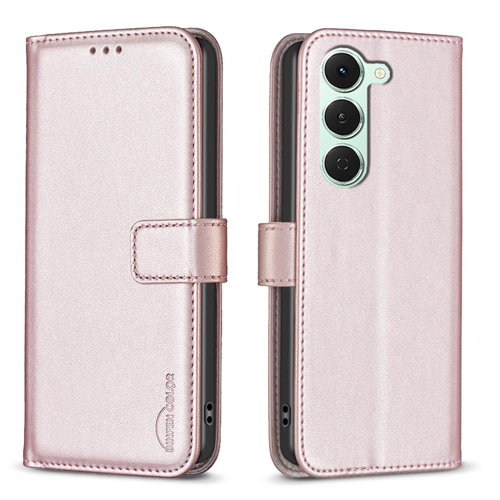 For TECNO Spark 40 Pro+ 4G Phone Case BINFEN COLOR BF17 Wallet Folio Flip Leather Cover