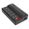 USB Charging Station 60W Fast with Individual Power Switch 12 Port USB Charger for Smartphones