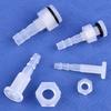 5 Sets M5-M16 Thread To 3-12Mm Aquarium Water Tank Inlet Outlet Joint Irrigation Hose Connectors Pp Straight Bulkhead Connector