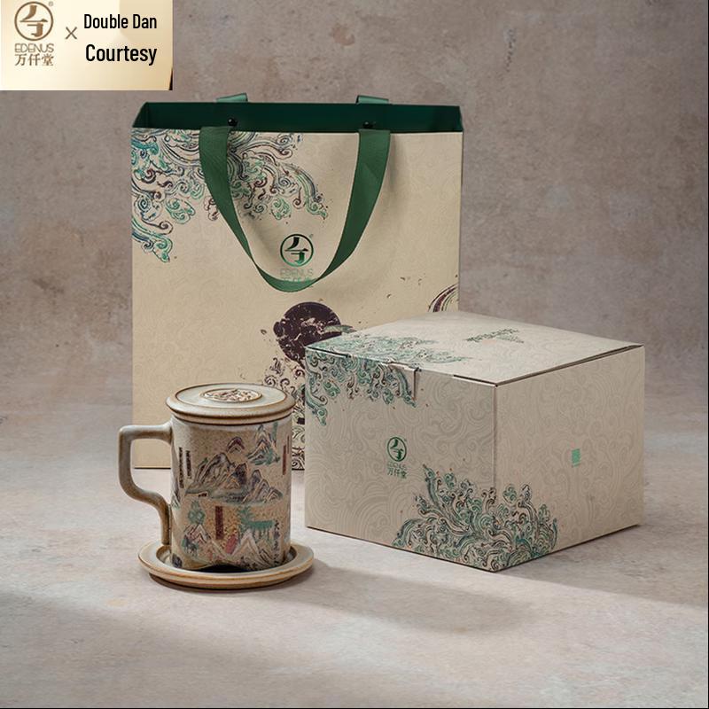 Edenus Dunhuang Thousands of Mountains and Rivers Ceramic Mug