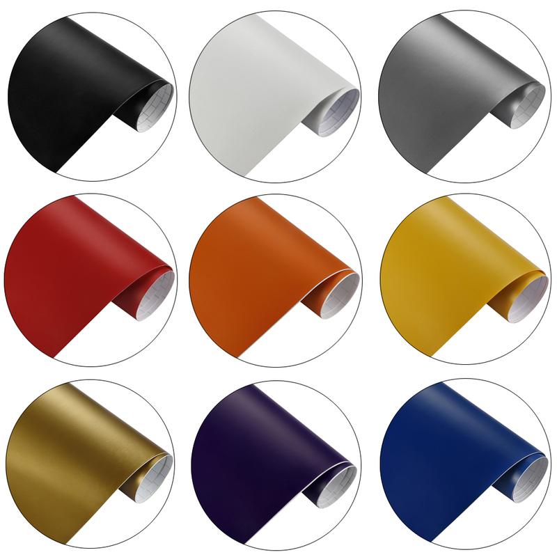 Matt Vinyl Film Wrap Stickers Foil Car Wrapping Motorcycle Automobiles DIY Car Accessories Stickers and Decals Bubble Air Free