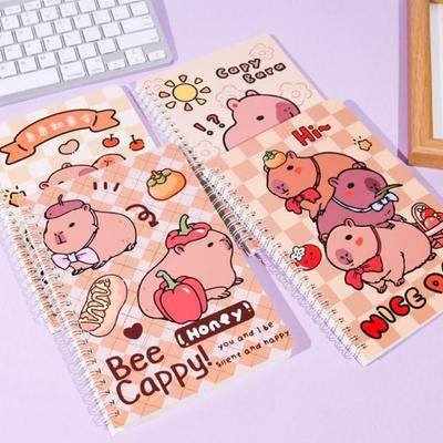 Line Inner Pages Capybara Notebook Capybara Small Notepad Coil Notebook  School Office Supplies