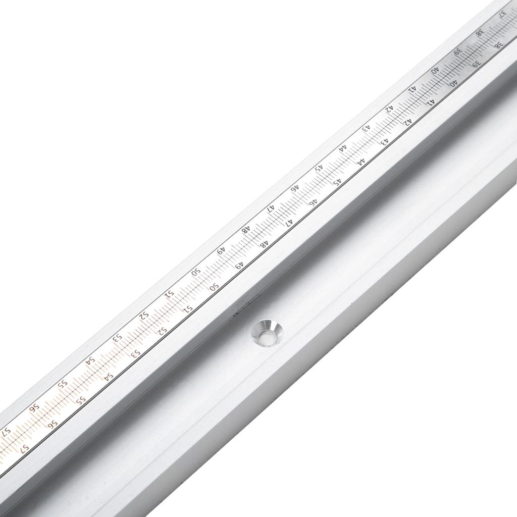 Table Saw Fence Set Black Silver Aluminum Alloy with Fine Adjustment Knob 800mm/1000mm