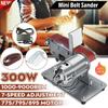 UPGRADE 775 Motor Multifunctional Grinder Mini Electric Belt Sander Polishing Grinding Machine Edge Sharpener Metal Wood Sanding Machines