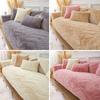 Simple Nordic Thickened Plush Sofa Cushion Household Living Room Anti -Skid Sofa Cover Winter Warm Cushion