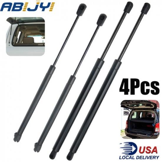 4 шт. Для Nissan Pathfinder R51 Газовые упоры задней двери+стекла задней двери Лифт-поддержка