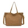 Casual Retro Tote Bag Single-shoulder Crossbody Bag for Female Students Commuting Bag for Work