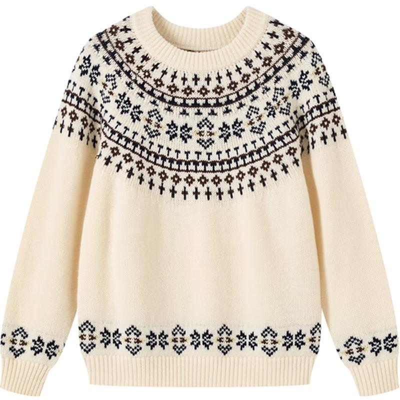 YEEHOO Boys Wool Blend Long Sleeve Sweater 165