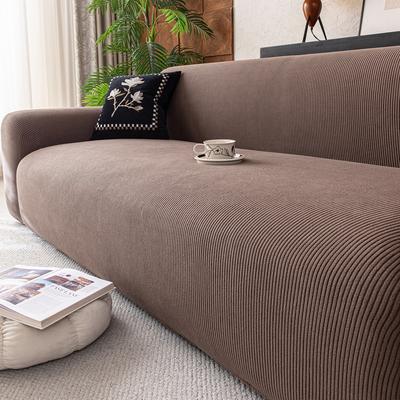 Modern Simple Thickened Polar Fleece Sofa Cover New Elastic Anti Slip All Inclusive Universal Cover