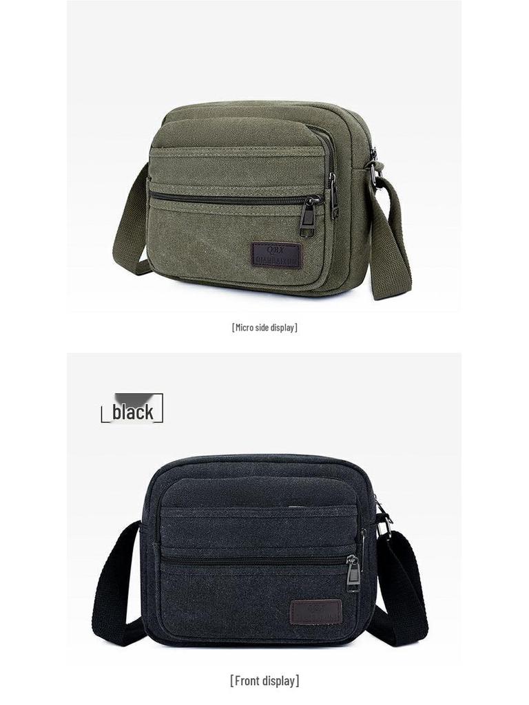 Durable Canvas Multifunctional Electrician Tool Bag - Large Single Shoulder Repair Bag