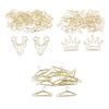 12 Packs Creative Cute Metal Paper Clips Bookmark