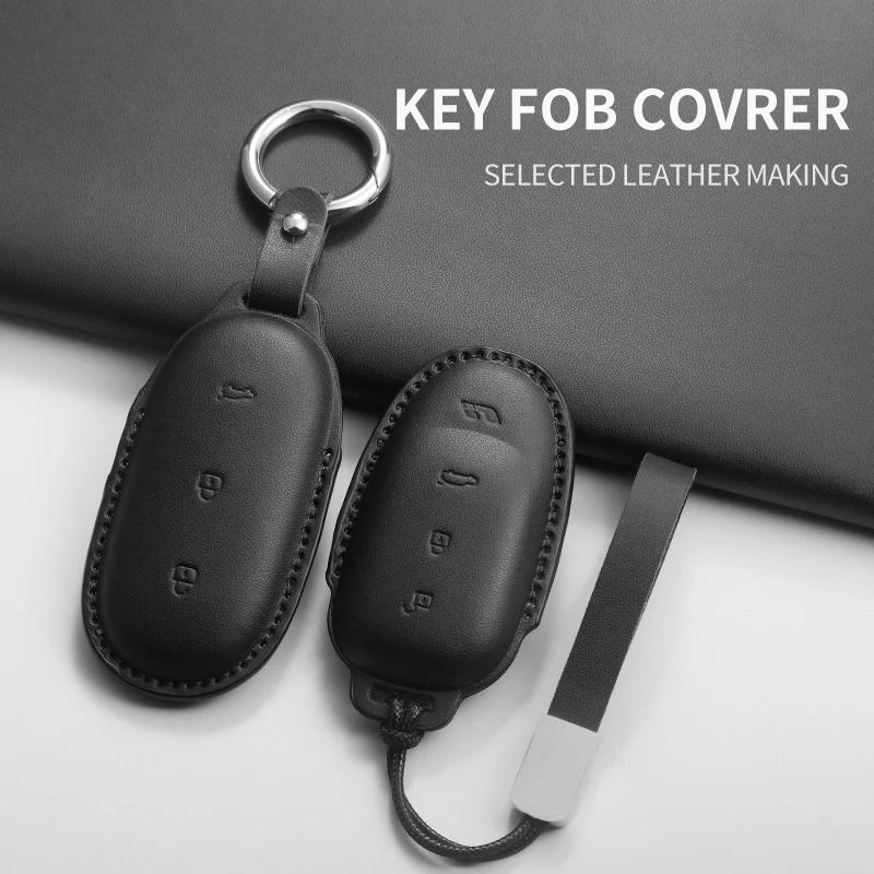For Lixiang L9 L8 L7 L6 Remote Control Protect Cover Durable Accessories Pu Leather Car Key Case Cover
