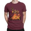 Ragnaros Rock-Magma Men's Shirt World Of Warcraft Funny T-Short Sleeve Round Collar T-Shirts Pure Cotton Birthday Gift Clothing