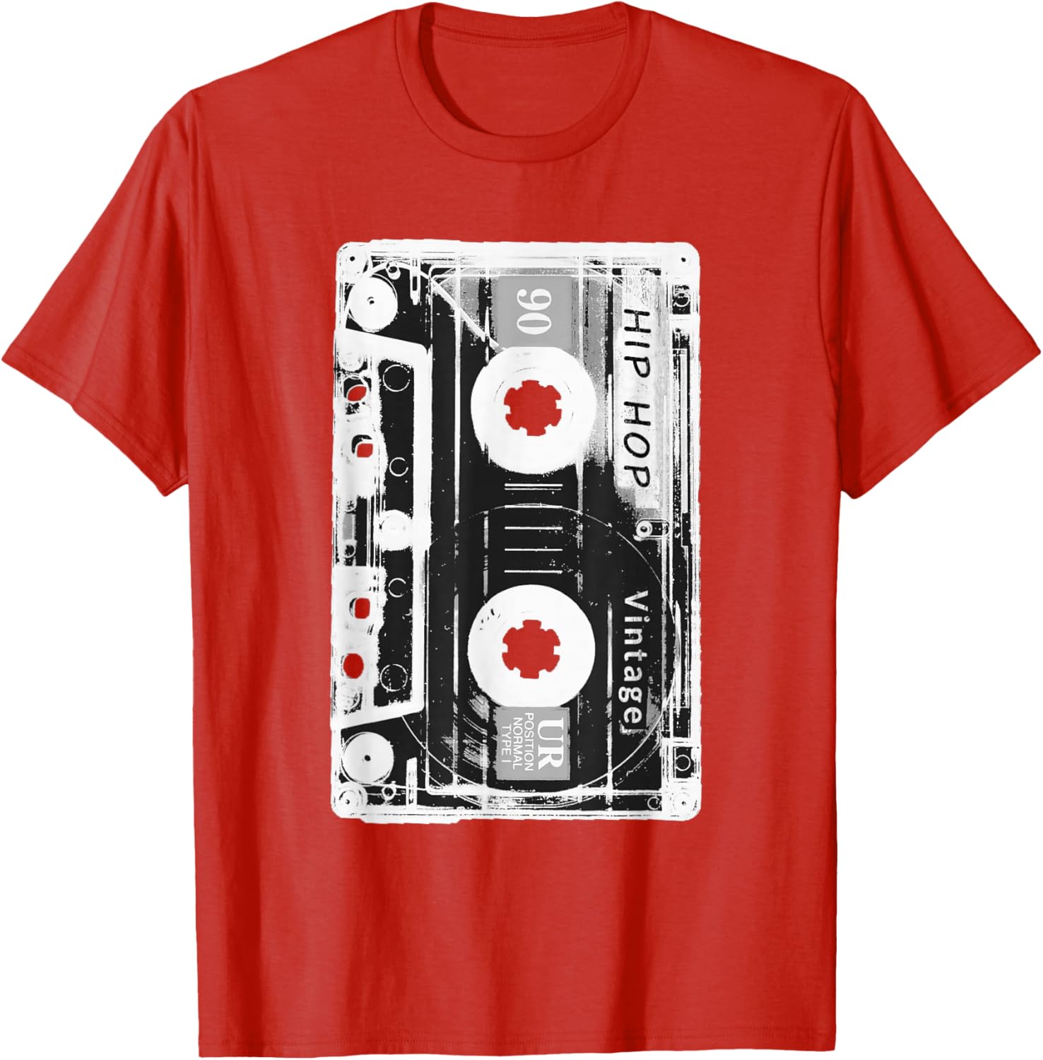 Vintage Cassette Tape Hip Hop Music 80s 90s Retro Distressed TShirt S