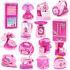 Kids Pretend Play Kitchen Set Simulation Electric Mini Appliances Washing Machine Vacuum Cleaner Toy for Girls