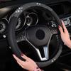 Universal Car Steering Wheel Cover Wrap Rhinestones For Woman Girl Lovely Cute