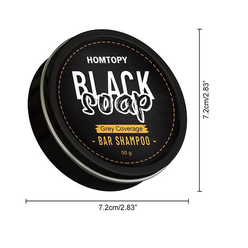Savon assombrissant pour cheveux naturels, réparation rapide et efficace, teinture de couleur grise et blanche, savon pour cheveux lisses, hydrate, répare les cheveux abîmés pour hommes et femmes