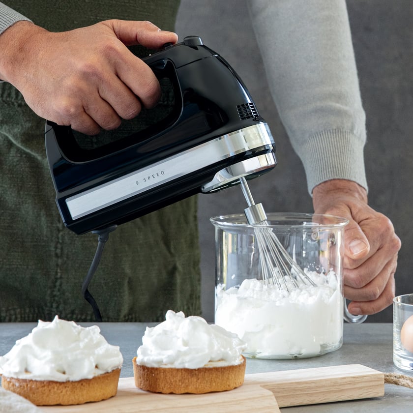 Kitchenaid 9-Speed Hand Mixer 5Khm9212 Color: Gloss Black
