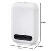 Iris Ohyama Heater Ceramic Fan Heater 1200W Tipping Off Function Fast Heating Small Compact CH-127D White