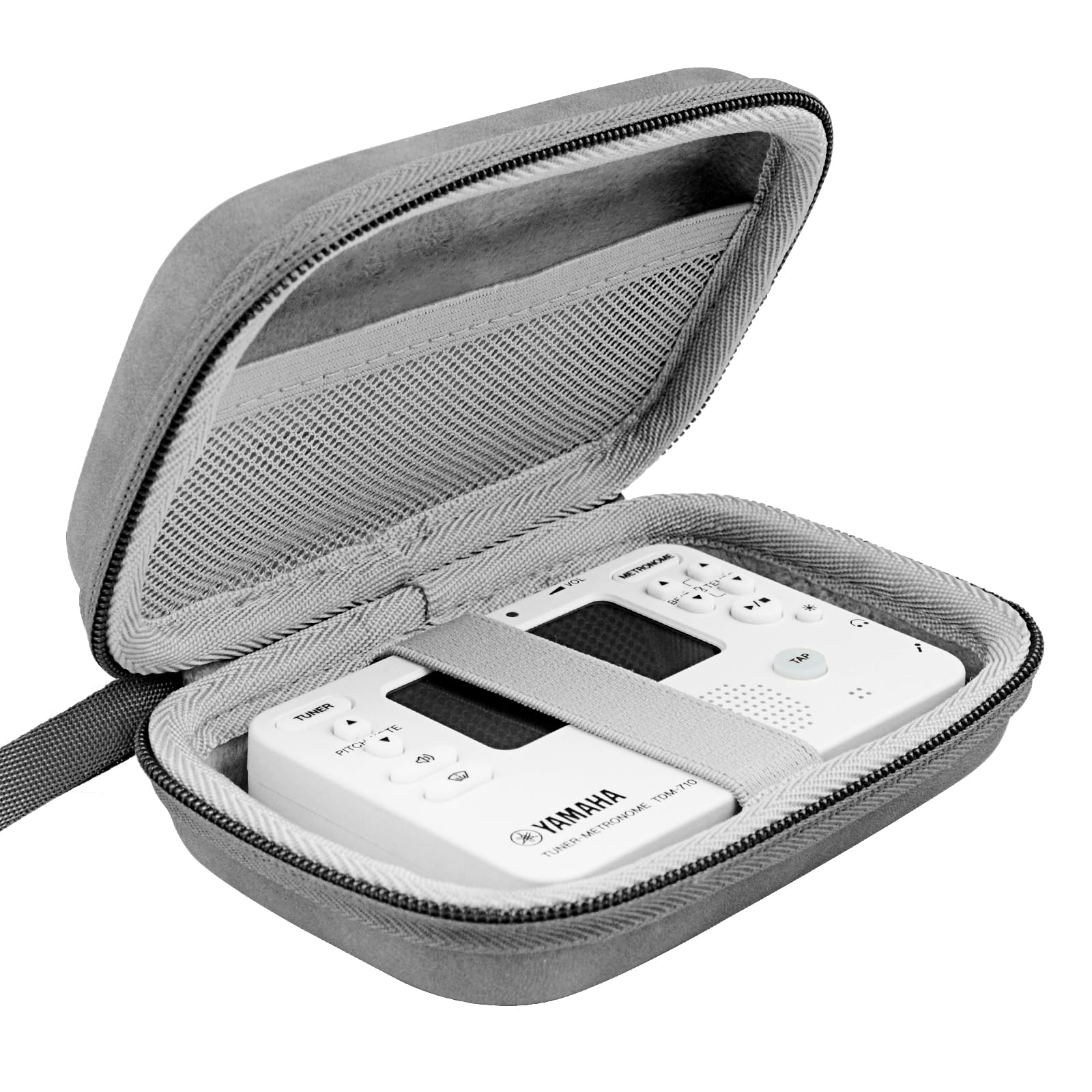

MUMING Protective Carrying Case Compatible with Yamaha TDM-710GLTDM-700G and KORG TM-60TM-50 TunerMetronomes (Gray)