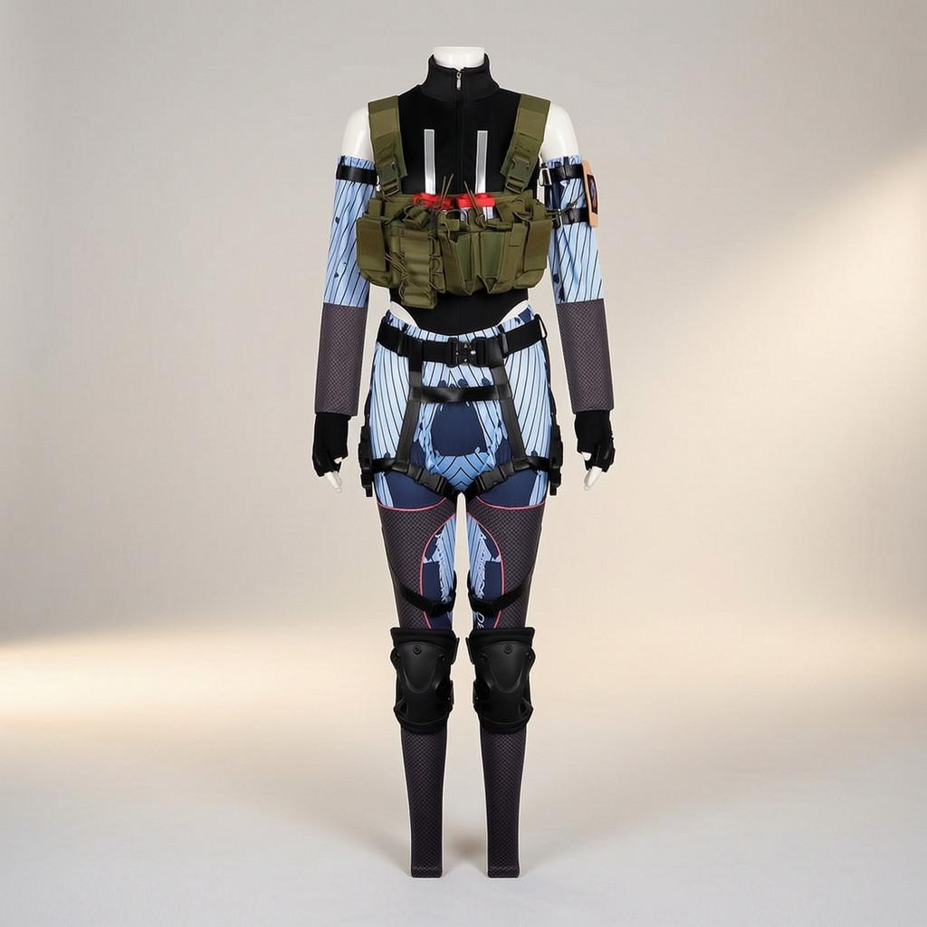 Costume Cosplay Delta Force Action per Donna con Tessuto Spandex per Halloween ed Eventi di Giochi