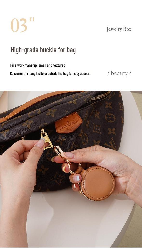Portable Mini Jewelry Travel Box for Earrings, Rings, and Pendants