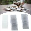 20pcs/pack Clear Medal Collection Case Storage Box Gaskets Organizer New Container Boxes