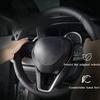 Car Steering Wheel Cover Microfiber Leather For Geely Coolray SX11 2018- Coolray Steering Wheel Braid Car Accessory