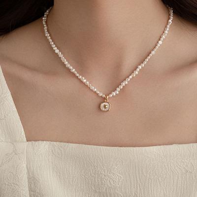 100% Natürliche Barock Süßwasserperle 14 Karat Gold Filled Herz Design Kette Halskette Schmuck Für Frauen Muttertagsgeschenke Kein Verblassen