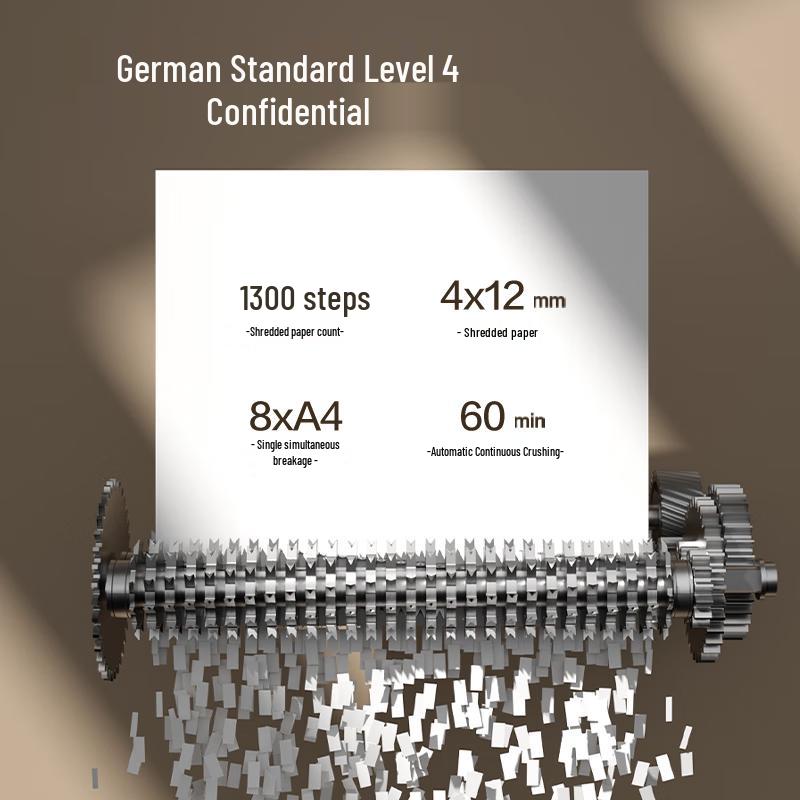 Deli GA880 100-Sheet Automatic Office Paper Shredder CN plug (adapter included)