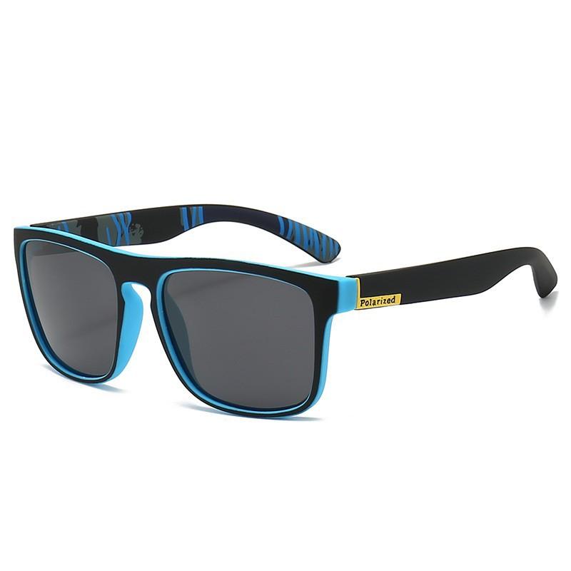 New men's polarized sunglasses, colorful film sports sunshades, European and American elastic paint sunglasses