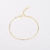S925 Silver Plated 14K Gold Japanese Sequin Bracelet Simple Spiral Turn Bracelet