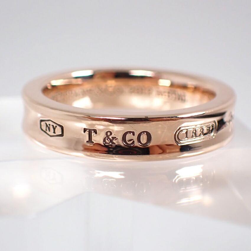 Used Tiffany 1837 Narrow Metal Ring, Size 6, J49-4