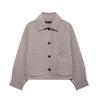 Fashion Style 2024 Fall and Winter New Women's Clothing Easiest for Match Slim Looking Wool Blended Double-Sided Casual Outwear 7522241
