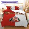 Sunderland A.F Custom Name Pattern Bedding,Quilt Set Quilt Cover Pillowcase Home Birthday Gift(1 * duvet cover + 2 * pillowcase, without core)