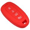 Sleutelhangerhoes Siliconen Beschermhoes voor 2018 2019 2020 2021 Hyundai Venue Kona Santa Fe Veloster Palisade Elantra GT Keyless