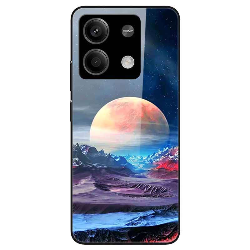 For Redmi Note 13 Pro 5G Case Tempered Glass Hard PC Phone Back Cover for Xiaomi Redmi Note13 5G Note 13Pro 5G Funda Shell Coque
