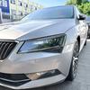 For Skoda Superb B8 2016-2018 Car Lid Trim Lamp Cover Body Kits Front Headlight Eyebrow Eyelids Sticker