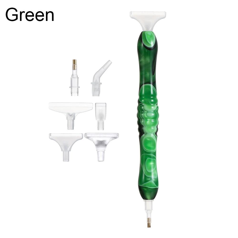 Resin Point Drill Pen 5D Diamond Painting Handmade Tool Kits for 5D Painting with Replacement Drill Picker Clay Tray Accessories
