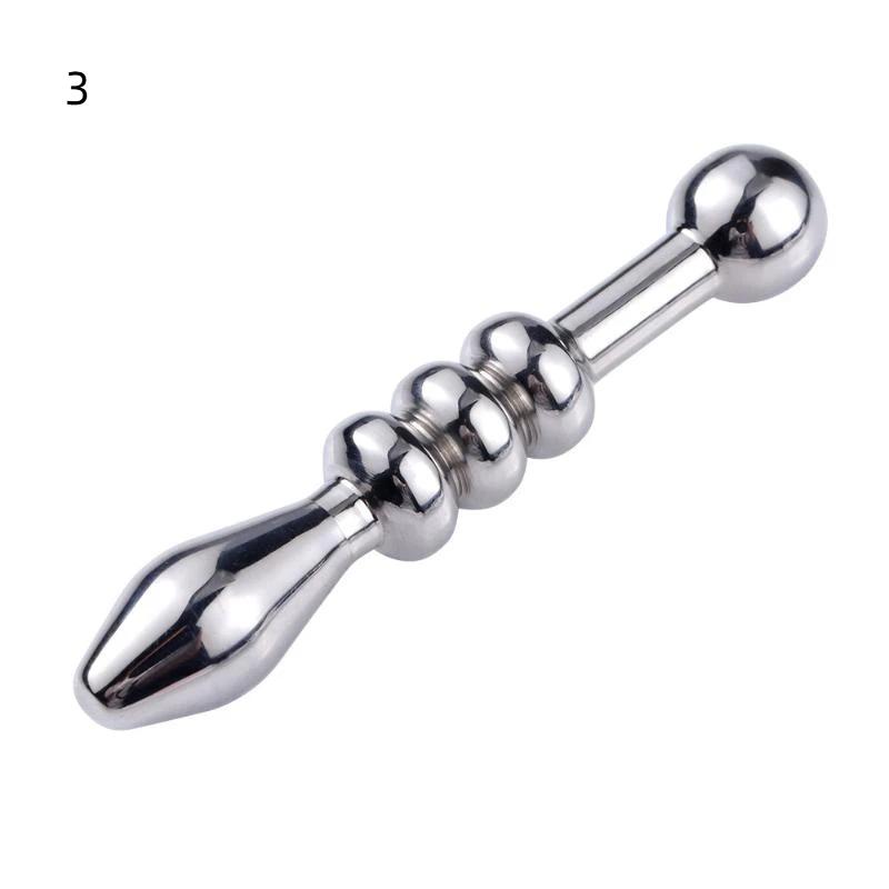 Stainless Steel Horse Eye Urethral Plug Penis Headers Masturbator Metal Urethral Catheter Male Adult SM Urethran Dilators