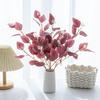 Künstliche Pflanzen Falsches Blatt Dreizackiger Eukalyptus Hochzeitskranz Bonsai Haus Raum Tisch Büro Dekoration Außen Garten Falsches Geschenk