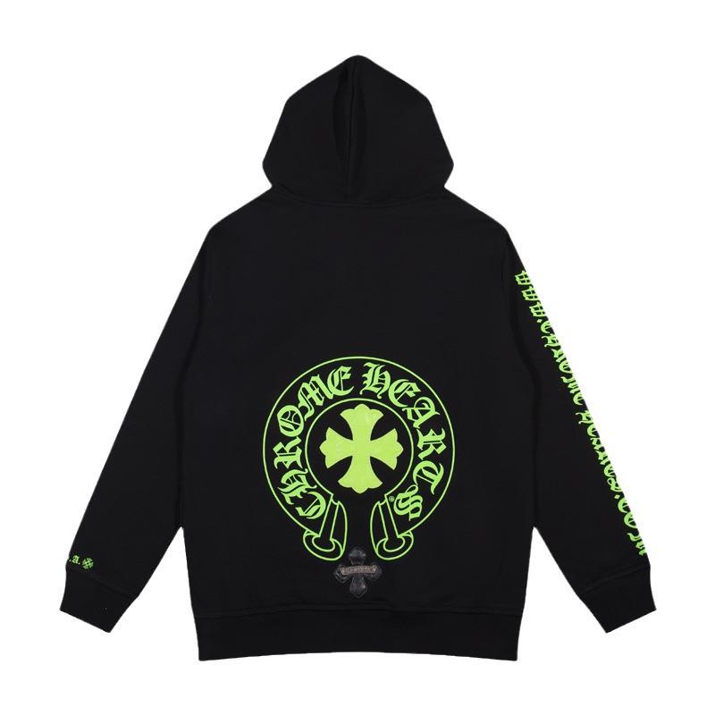 New Chrome Hearts Sanskrit Cross Cropped Hoodie
