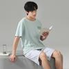 Summer Men's Pajamas Knit Pajamas Set Pajamas Big Boys Pajamas Family Clothing