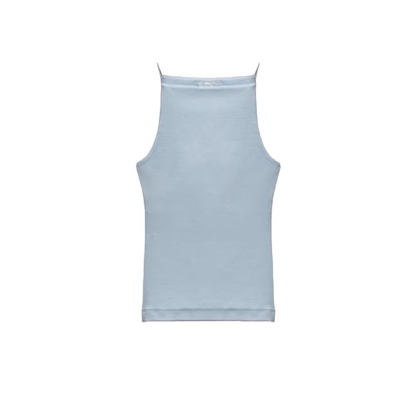 Summer New Product Women's Clothes Multicolor Minimalism Casual Cotton Straight Collar Sleeveless Spaghetti-Strap Camisole Top 2335009