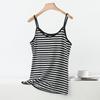 M to 6XL Plus size camisole Summer Modal Striped Cami Top Slimming  loose fit Sleeveless Tank Tops Versatile Baselayer