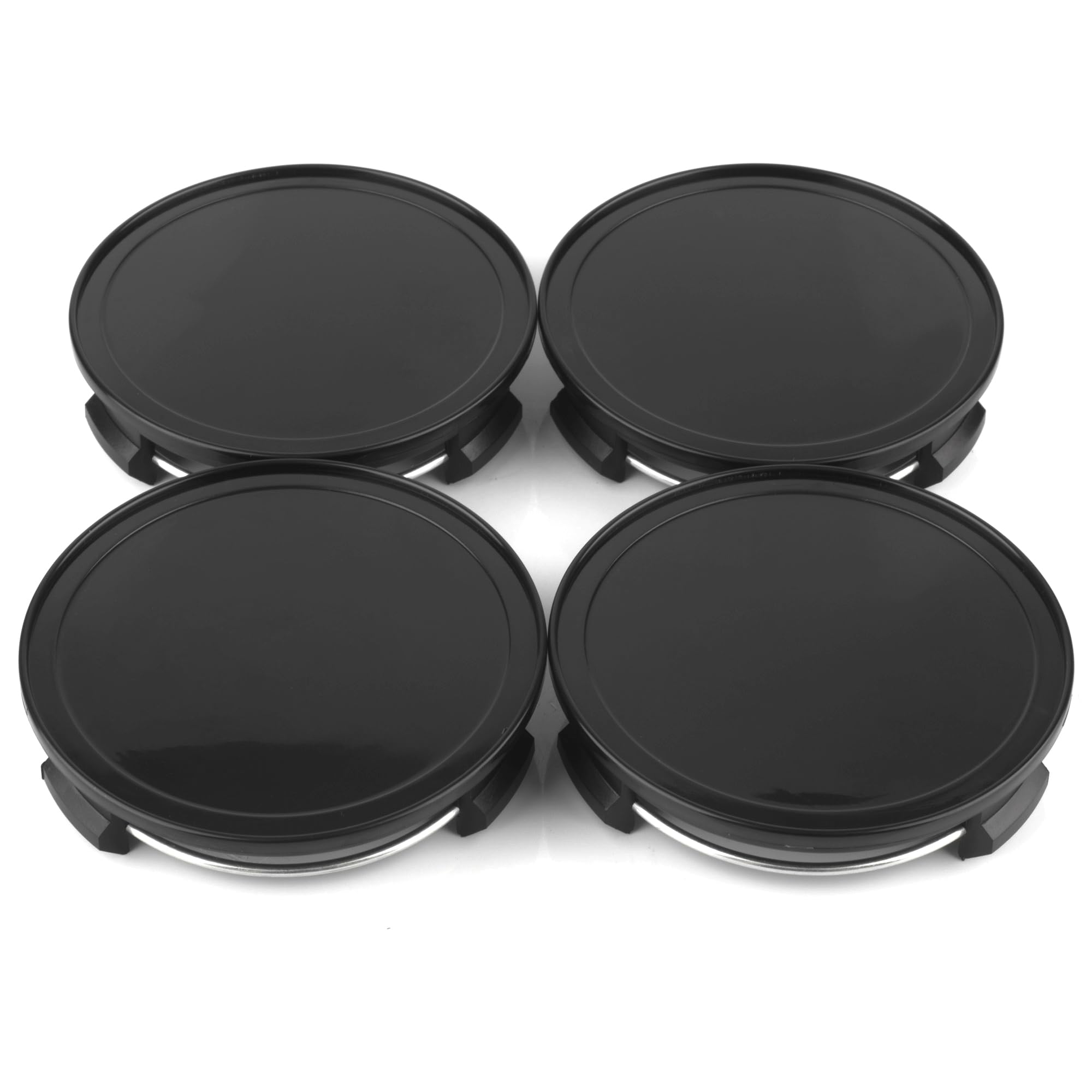 4pcs Wheel Center Cap 75mm 69mm Black Wheel Cover Center 75mm