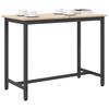Natural Table 100 x 50 x 77 cm Engineered Wood and Steel